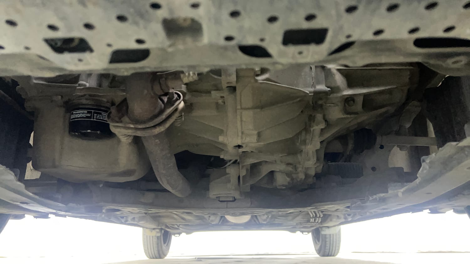 Used 2019 Maruti Suzuki Dzire VXi AMT Petrol Automatic extra FRONT LEFT UNDERBODY VIEW