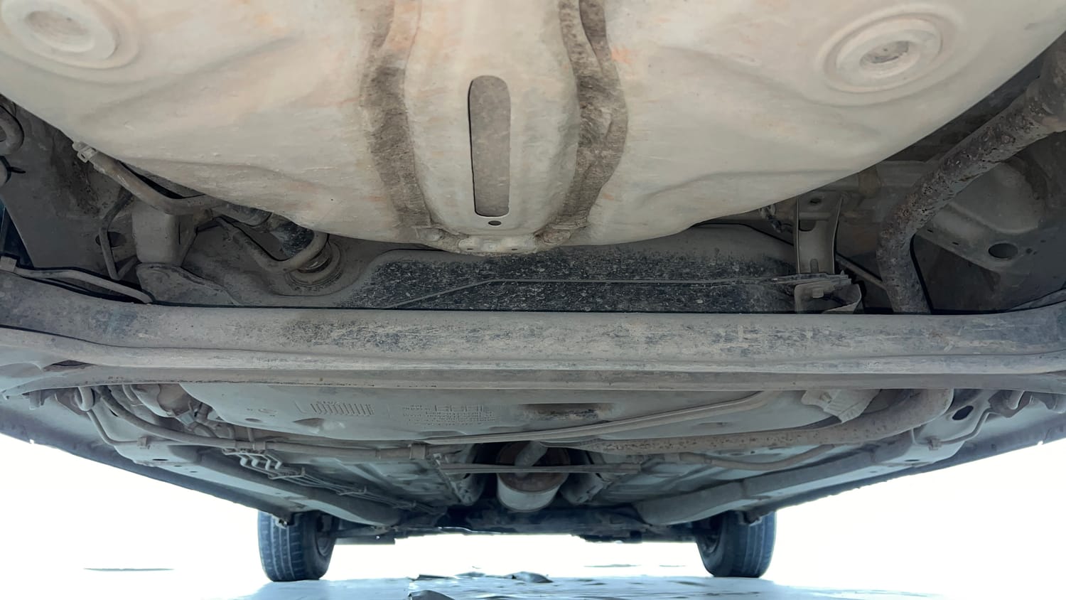 Used 2018 Maruti Suzuki Swift VXi AMT Petrol Automatic extra REAR UNDERBODY VIEW (TAKEN FROM REAR)