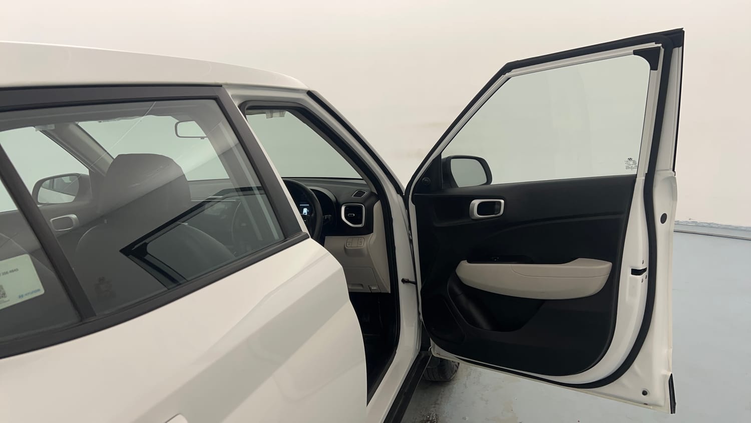 Used 2025 Hyundai Venue E 1.2 Petrol Petrol Manual interior RIGHT FRONT DOOR OPEN VIEW