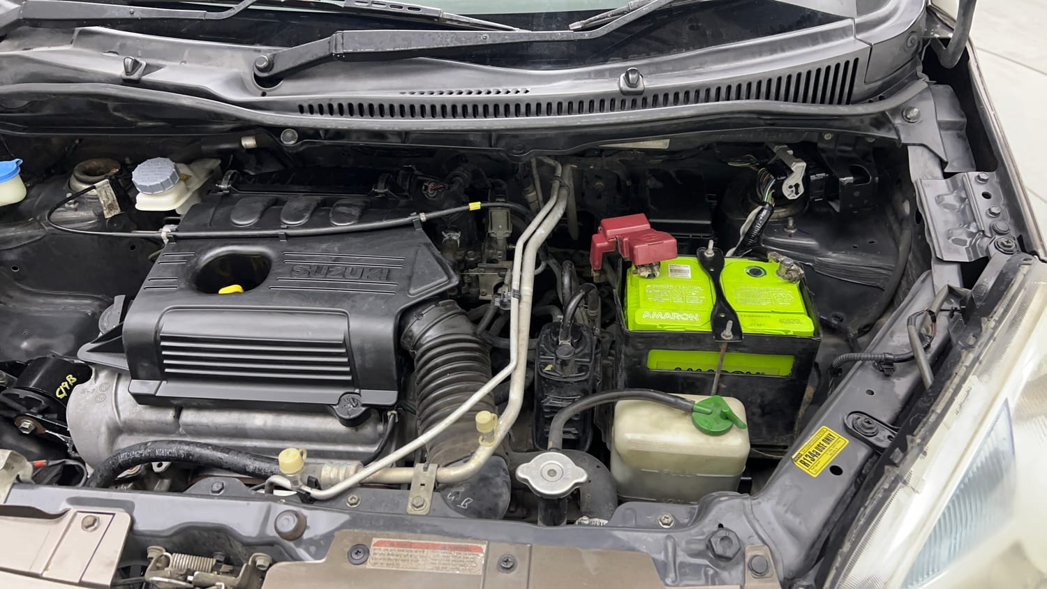 Used 2015 Maruti Suzuki Wagon R VXI Petrol Manual engine ENGINE LEFT SIDE VIEW