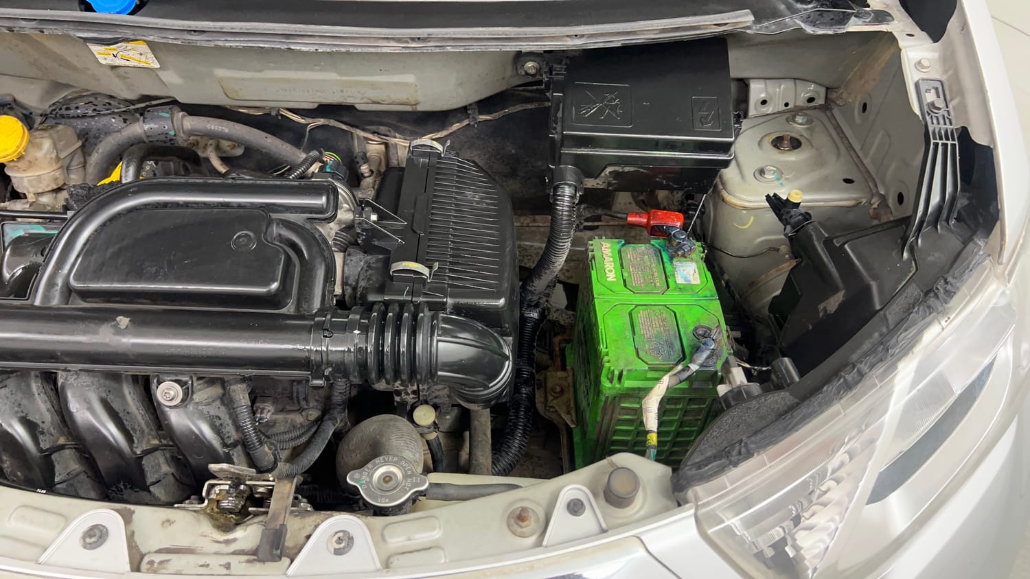 Used 2017 Datsun Redi-GO T (O) Petrol Manual engine ENGINE LEFT SIDE VIEW