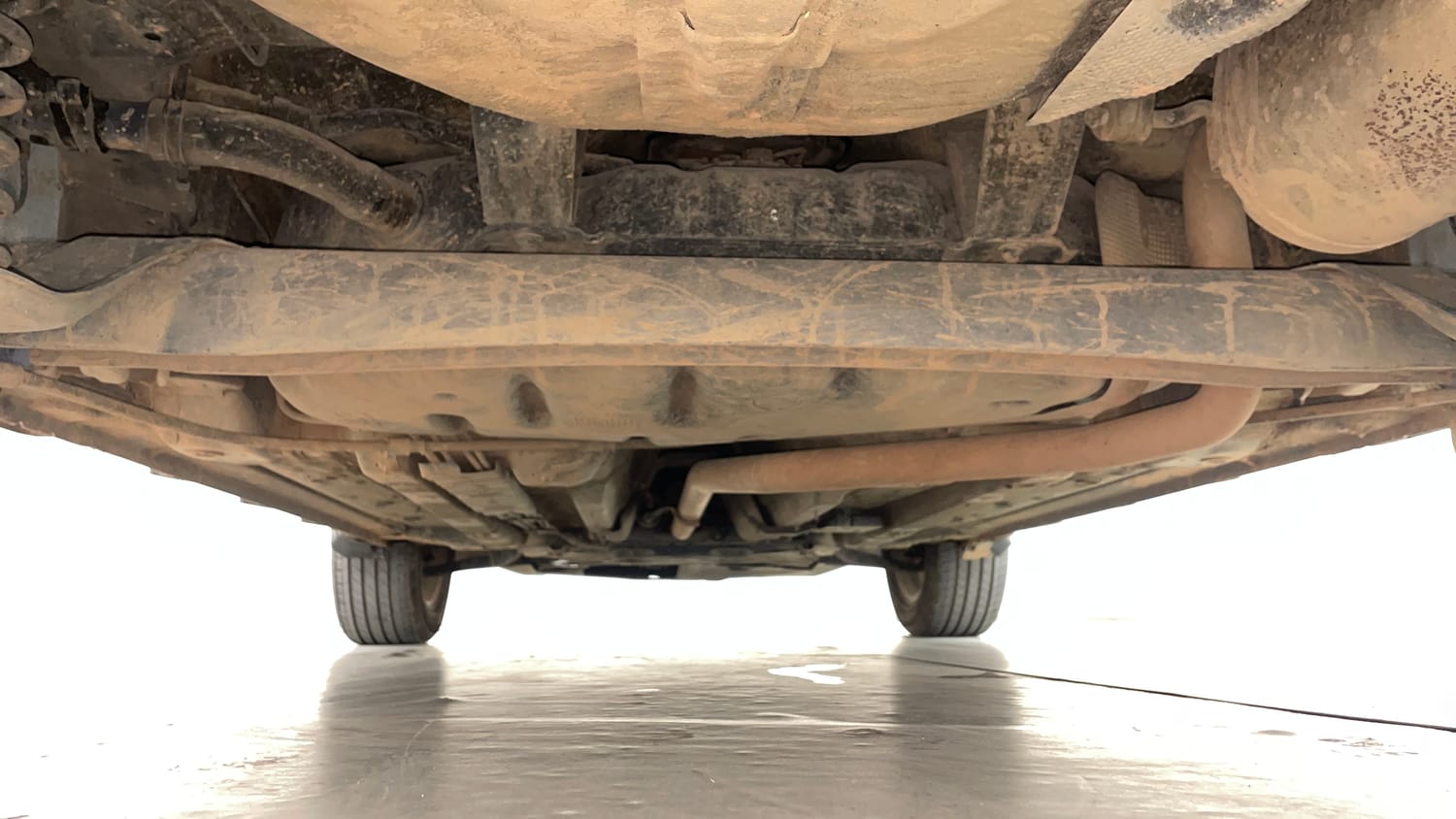 Used 2022 Hyundai Venue SX 1.5 CRDi Diesel Manual extra REAR UNDERBODY VIEW (TAKEN FROM REAR)
