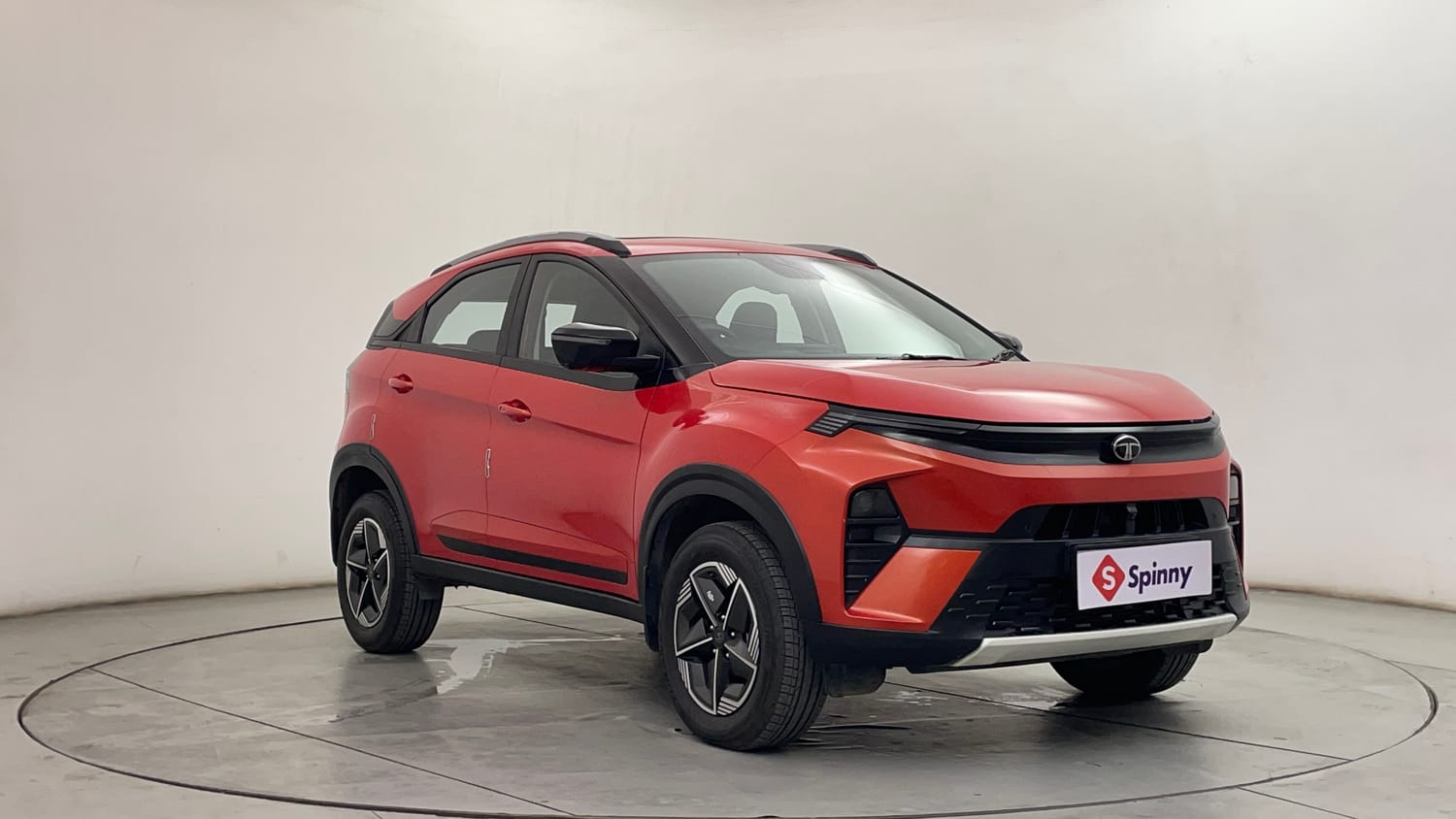 Used 2024 Tata Nexon Creative Plus S 1.2 Revotron Petrol 6AMT Petrol Automatic exterior RIGHT FRONT CORNER VIEW