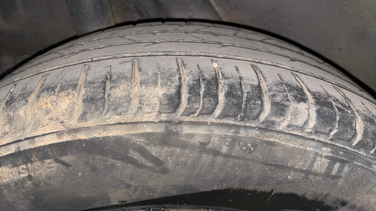 Used 2022 Hyundai Venue SX 1.5 CRDi Diesel Manual tyres RIGHT REAR TYRE TREAD VIEW