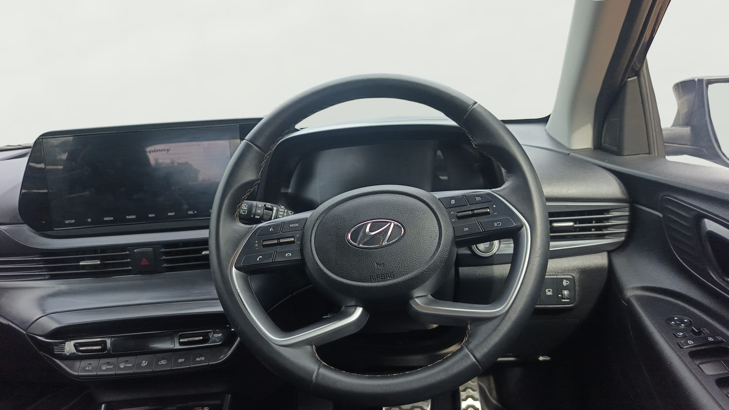 Used 2021 Hyundai New i20 Asta (O) 1.0 Turbo DCT Petrol Automatic interior STEERING VIEW