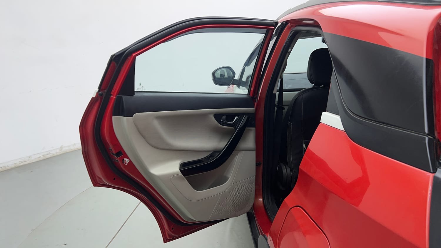 Used 2021 Tata Nexon XZ Plus (S) Petrol Manual interior LEFT REAR DOOR OPEN VIEW
