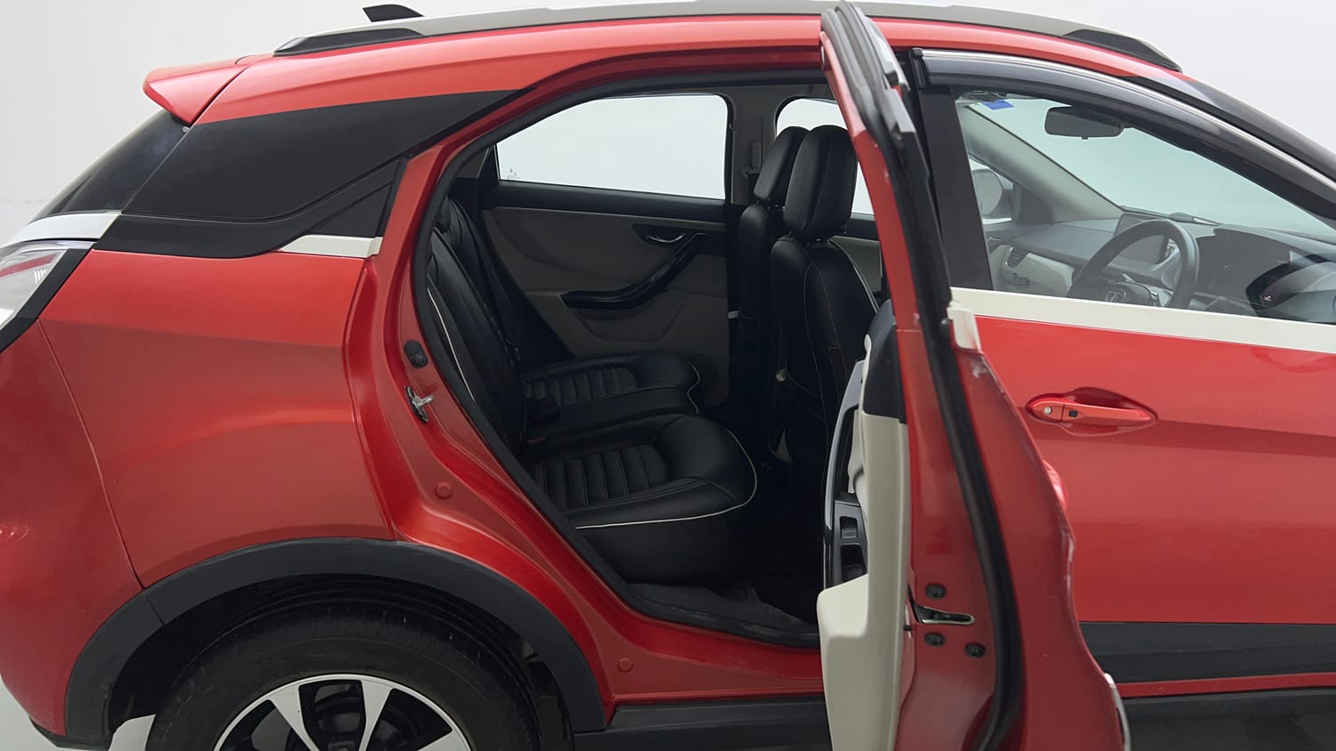 Used 2021 Tata Nexon XZ Plus (S) Petrol Manual interior RIGHT SIDE REAR DOOR CABIN VIEW