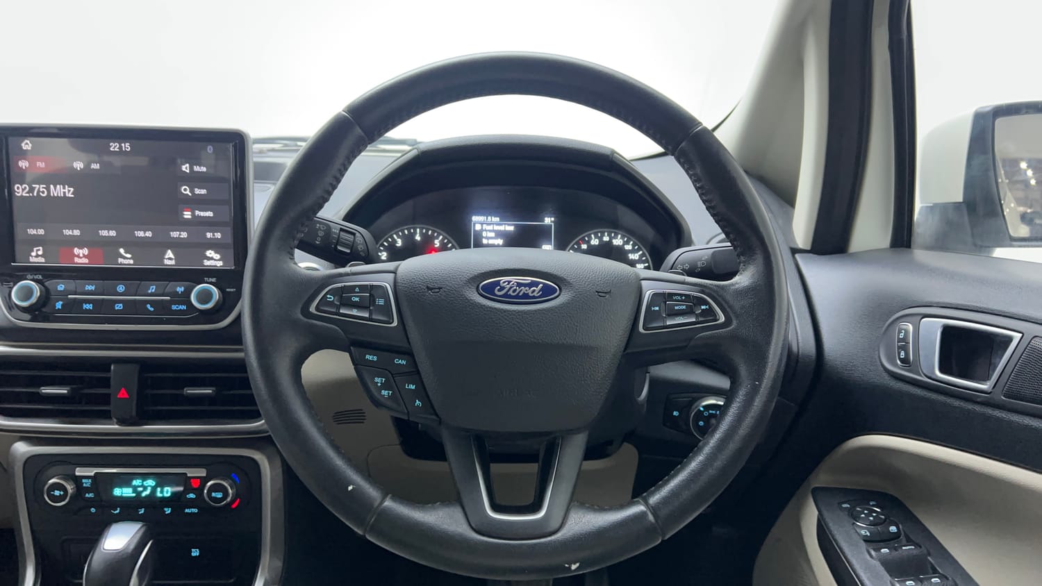 Used 2021 Ford EcoSport Titanium Plus 1.5L Ti-VCT AT Petrol Automatic interior STEERING VIEW