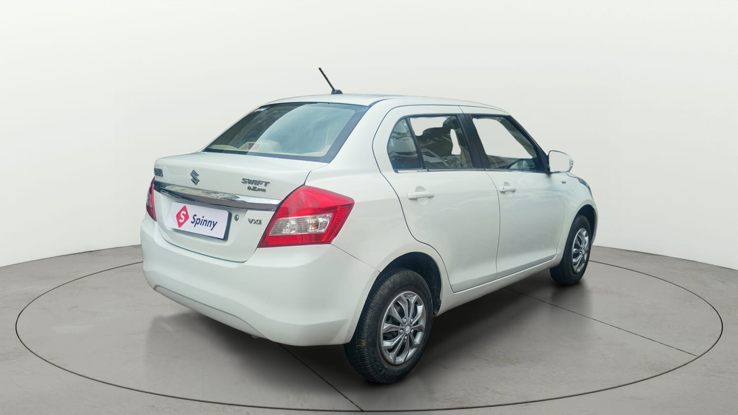 Used 2015 Maruti Suzuki Swift Dzire VXI Petrol Manual exterior RIGHT REAR CORNER VIEW