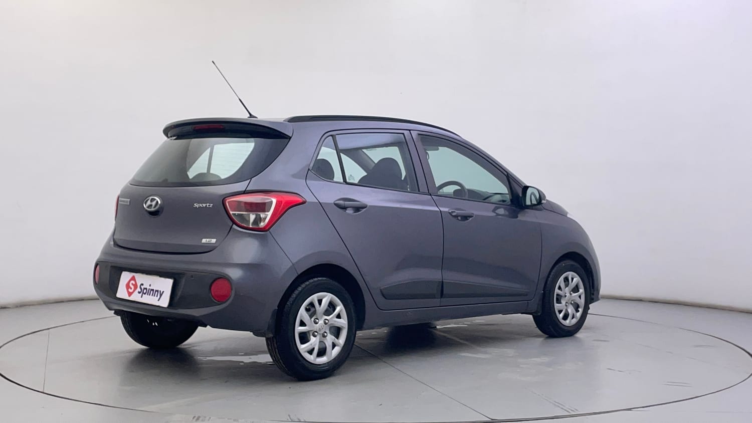 Used 2019 Hyundai Grand i10 Sportz 1.2 Kappa VTVT Petrol Manual exterior RIGHT REAR CORNER VIEW