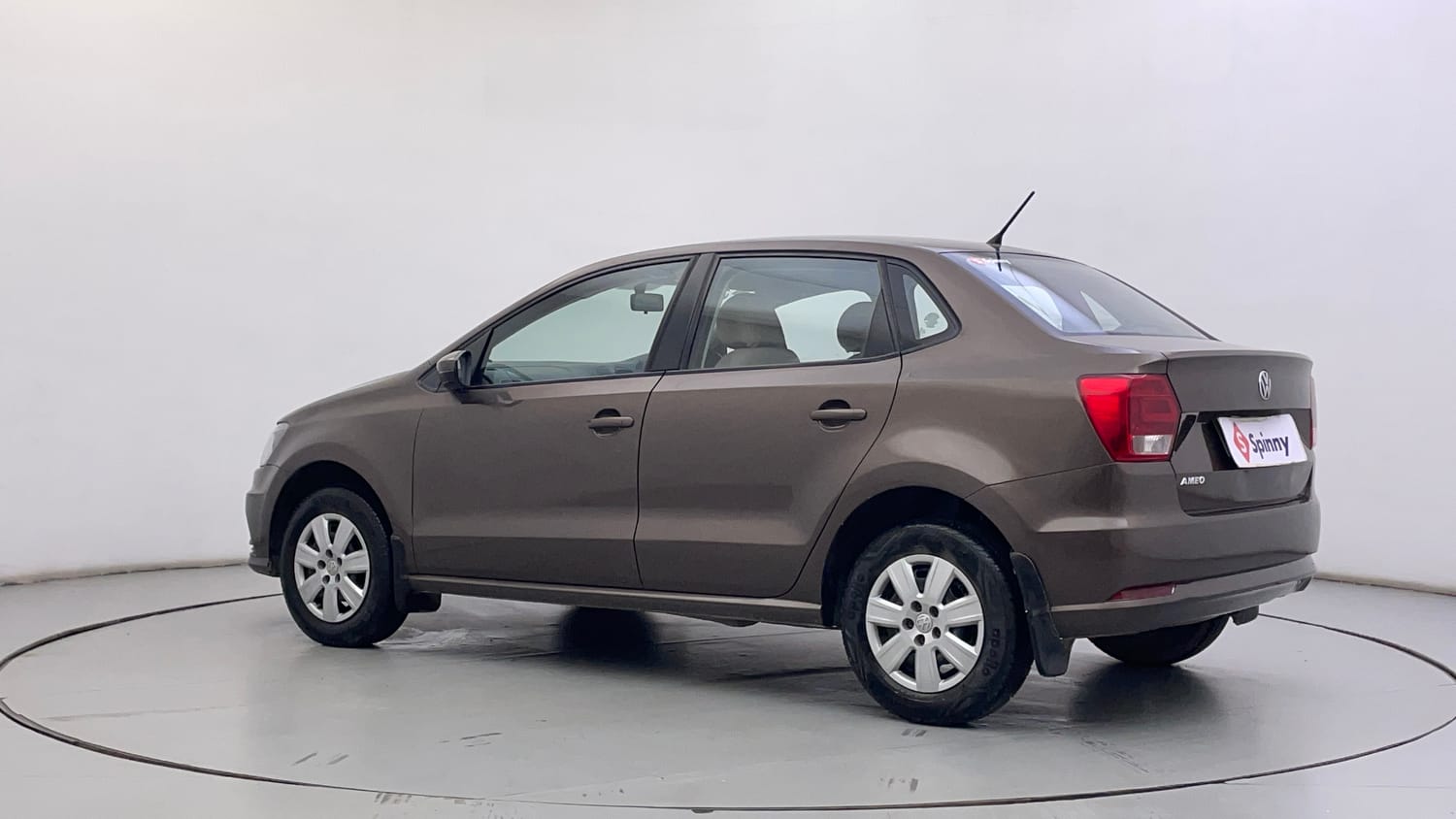 Used 2017 Volkswagen Ameo Trendline 1.2L (P) Petrol Manual exterior LEFT REAR CORNER VIEW