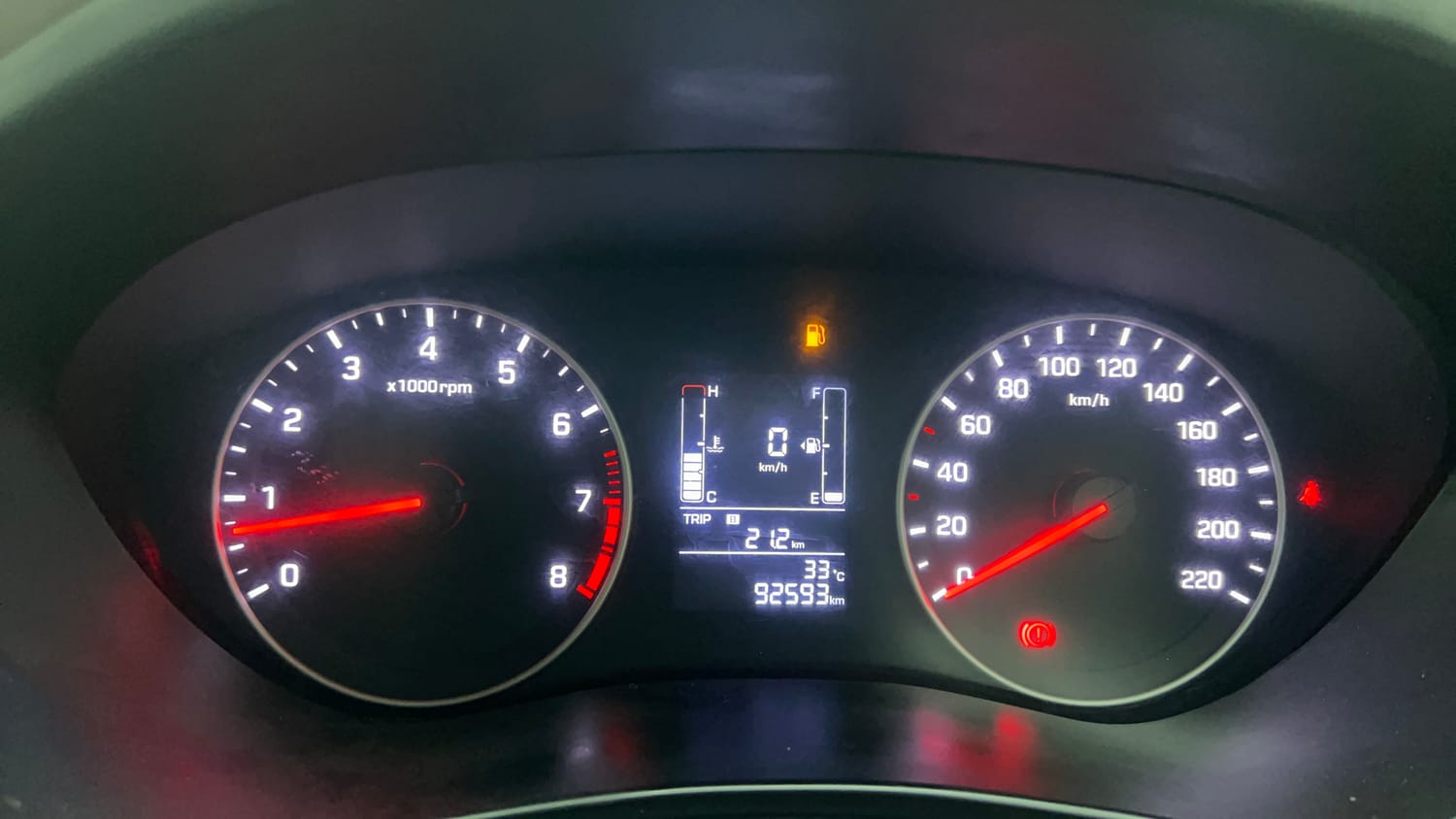 Used 2018 Hyundai Elite i20 Sportz 1.2 Petrol Manual interior CLUSTERMETER VIEW