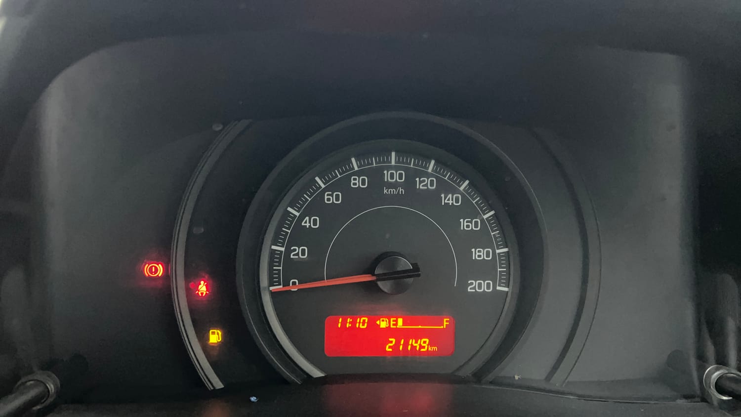 Used 2023 Maruti Suzuki Swift LXi Petrol Manual interior CLUSTERMETER VIEW