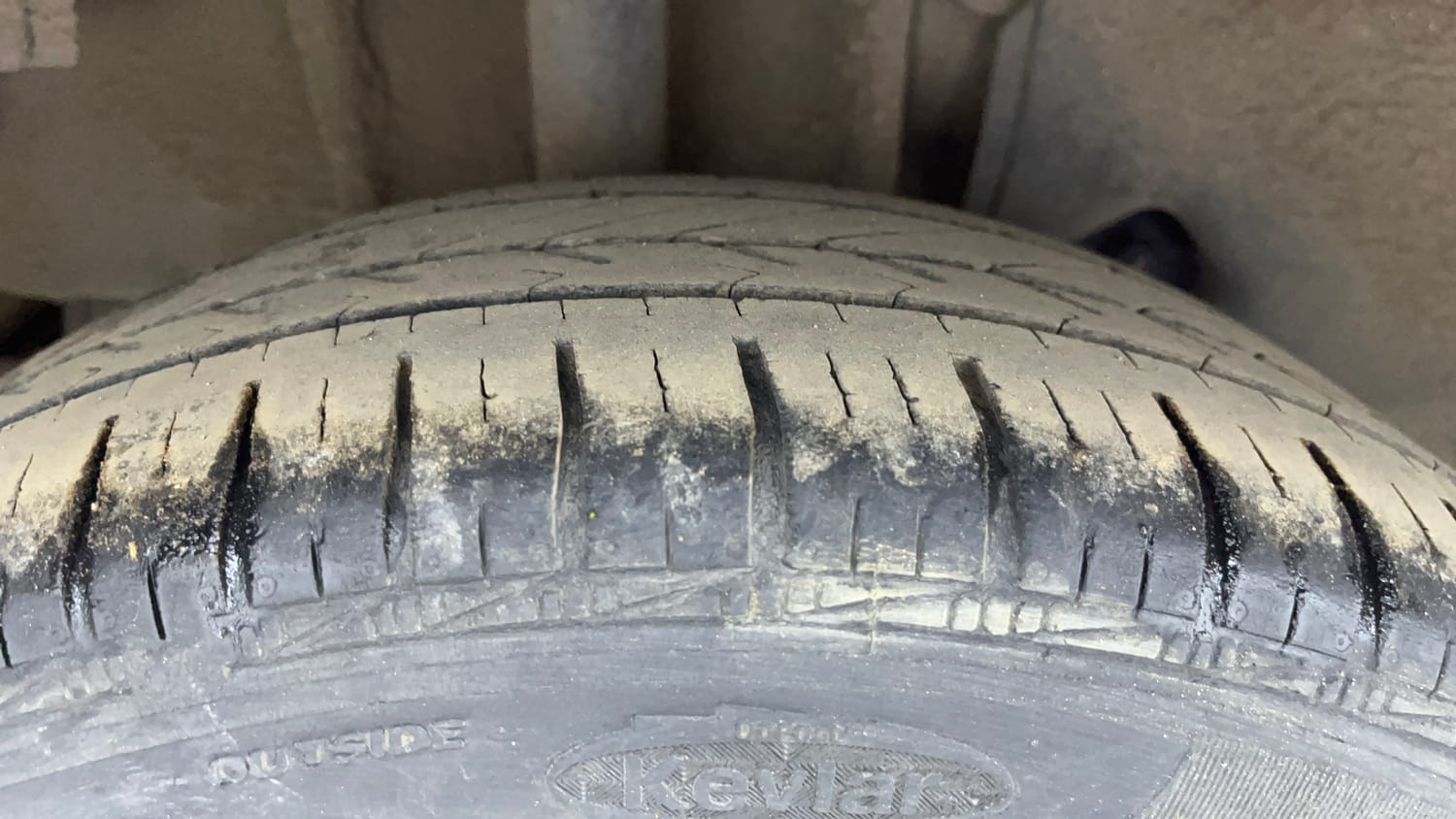 Used 2018 Tata Tiago Revotorq XZ Diesel Manual tyres RIGHT REAR TYRE TREAD VIEW
