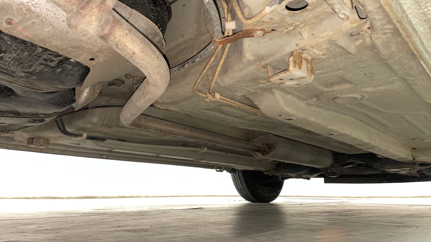 Used 2014 Maruti Suzuki Celerio VXi Petrol Manual extra REAR RIGHT UNDERBODY VIEW