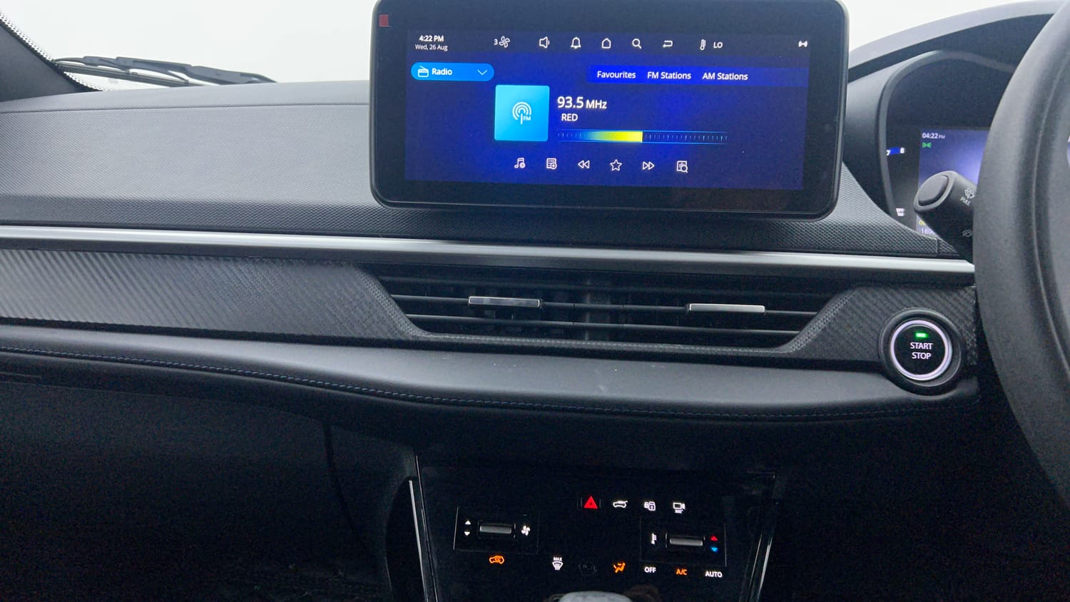 Used 2024 Tata Nexon Creative Plus 1.2 Petrol 6MT Dark Edition Petrol Manual interior MUSIC SYSTEM & AC CONTROL VIEW