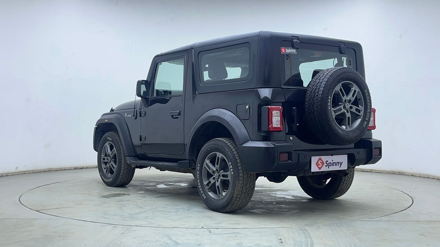 Used 2024 Mahindra Thar LX Hard Top Diesel MT 4WD Diesel Manual exterior LEFT REAR CORNER VIEW