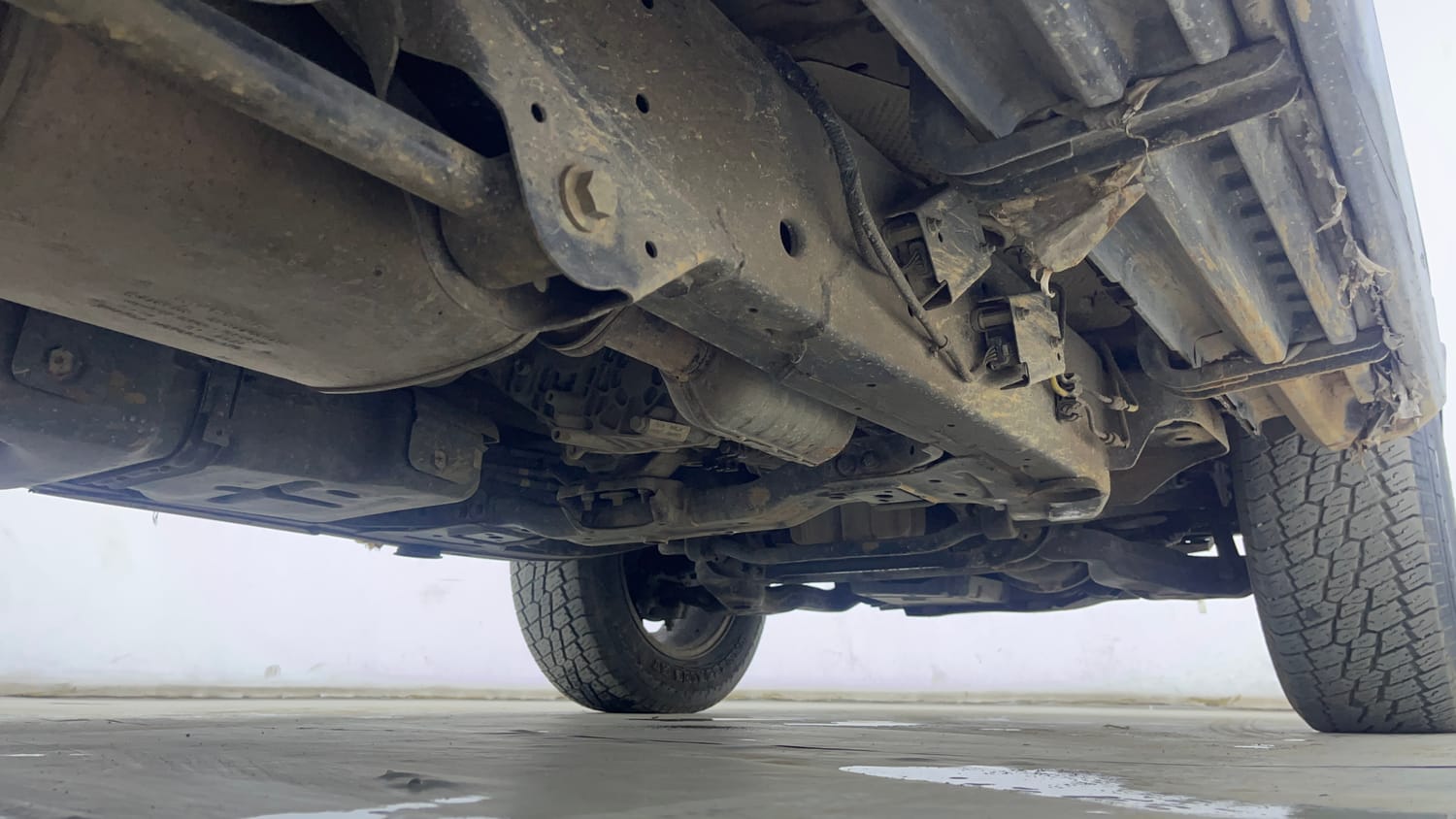 Used 2024 Mahindra Thar LX Hard Top Diesel MT 4WD Diesel Manual extra REAR RIGHT UNDERBODY VIEW