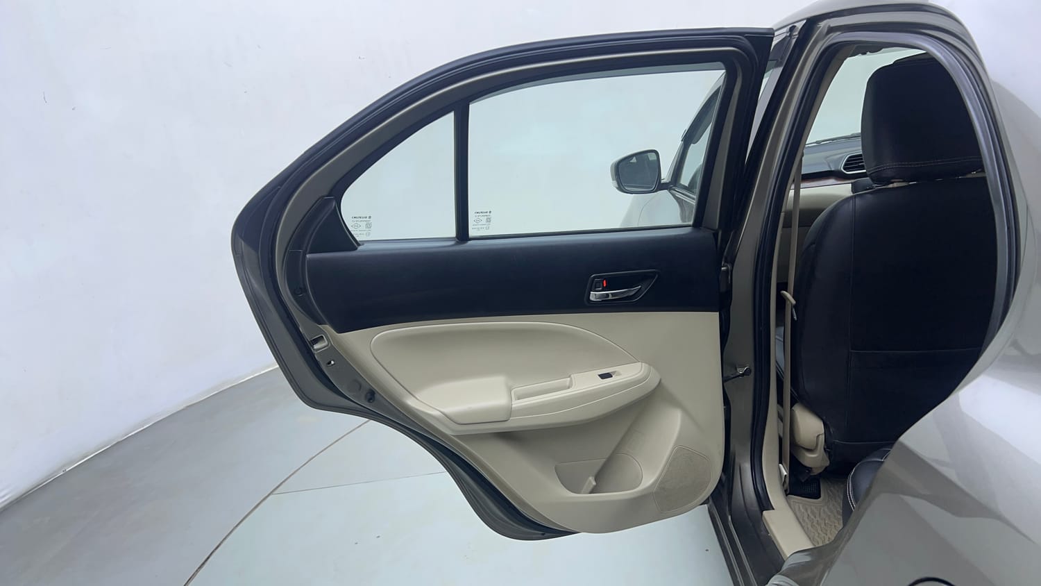 Used 2019 Maruti Suzuki Dzire VXi AMT Petrol Automatic interior LEFT REAR DOOR OPEN VIEW