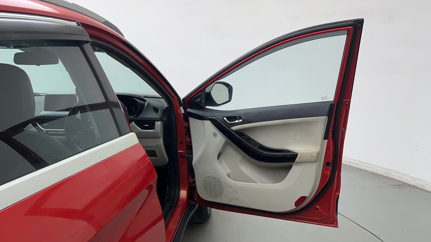 Used 2021 Tata Nexon XZ Plus (S) Petrol Manual interior RIGHT FRONT DOOR OPEN VIEW