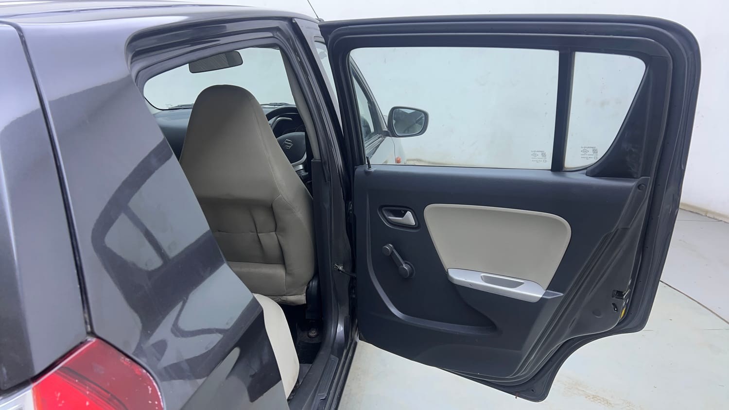Used 2015 Maruti Suzuki Alto K10 VXi Petrol Manual interior RIGHT REAR DOOR OPEN VIEW