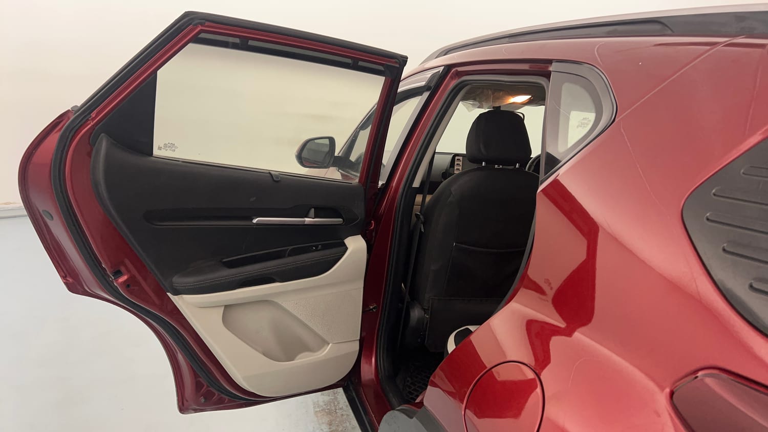 Used 2022 Kia Sonet HTX 1.5 Diesel Manual interior LEFT REAR DOOR OPEN VIEW