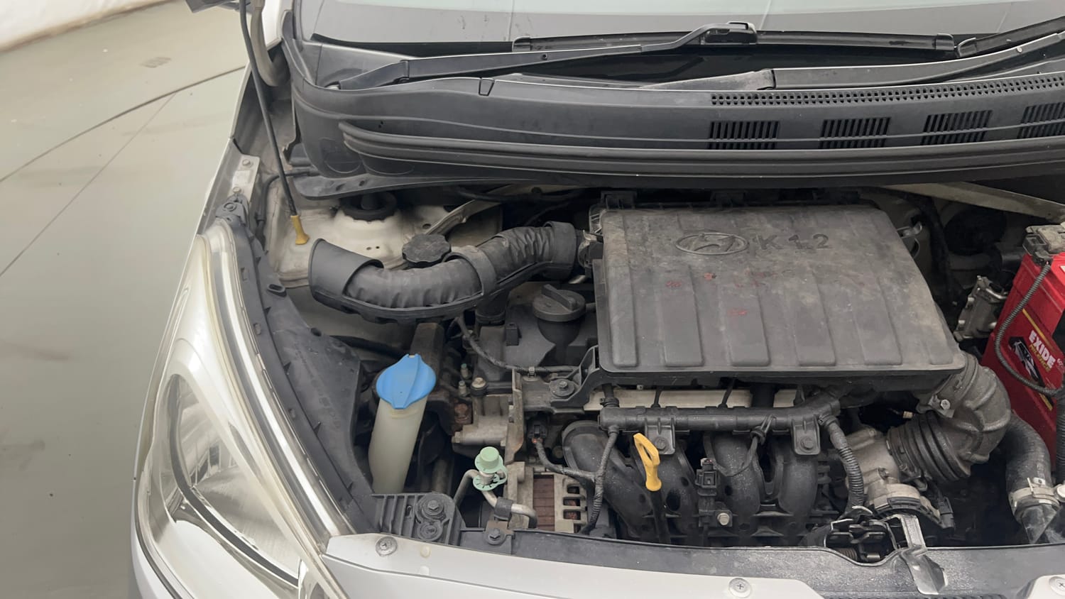 Used 2017 Hyundai Grand i10 Magna 1.2 Kappa VTVT Petrol Manual engine ENGINE RIGHT SIDE VIEW