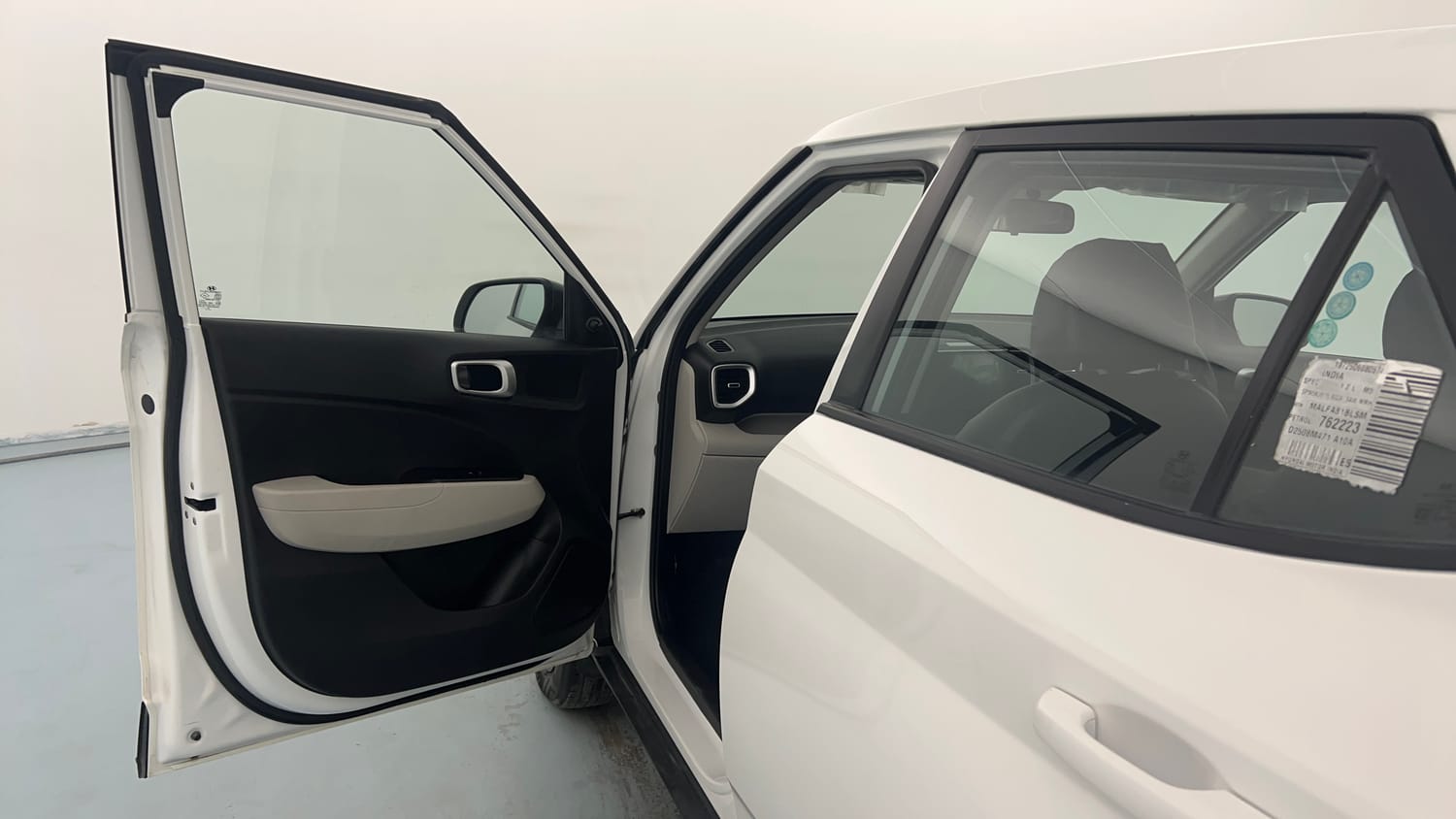 Used 2025 Hyundai Venue E 1.2 Petrol Petrol Manual interior LEFT FRONT DOOR OPEN VIEW