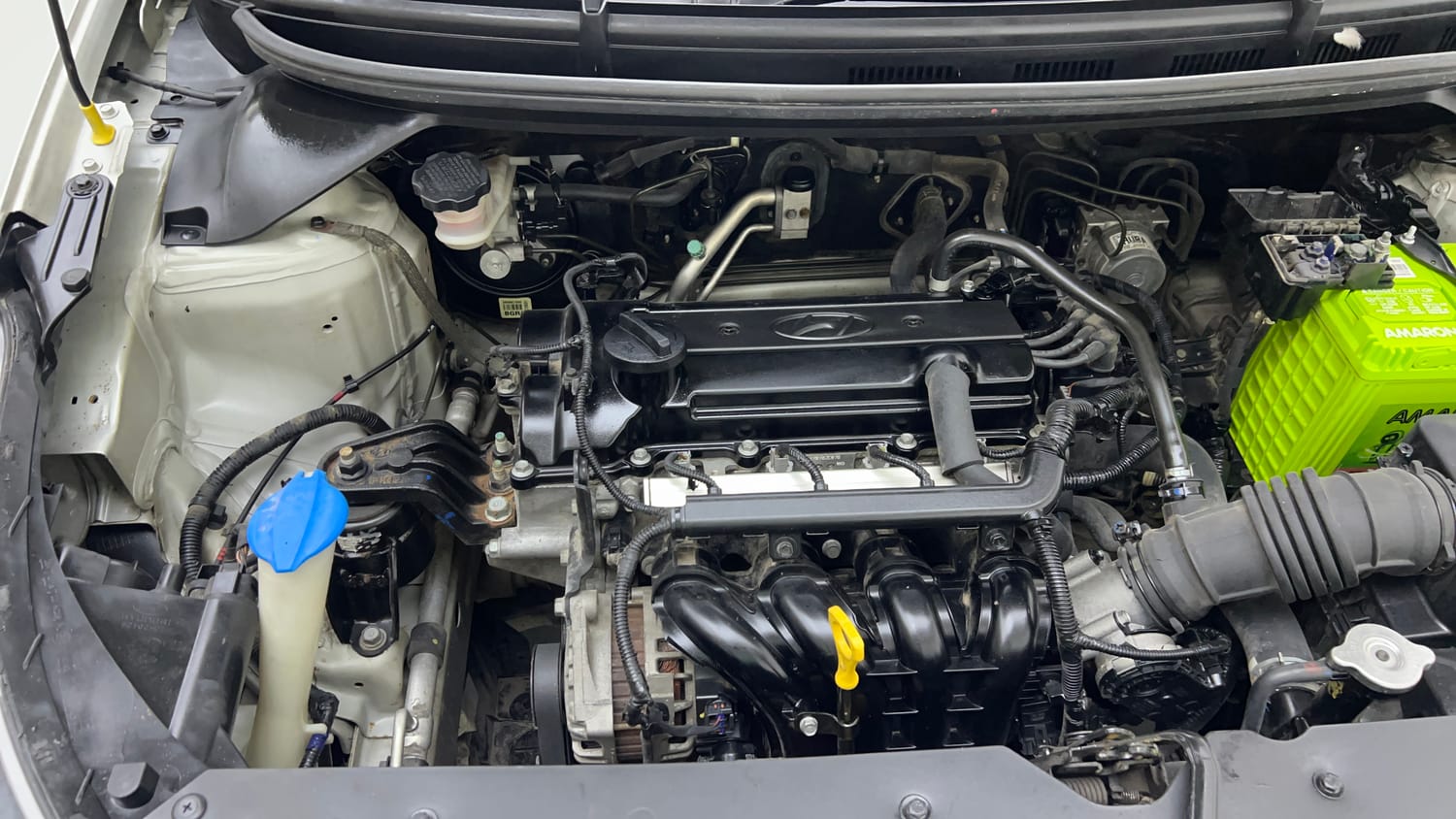 Used 2017 Hyundai Elite i20 Sportz 1.2 Petrol Manual engine ENGINE RIGHT SIDE VIEW