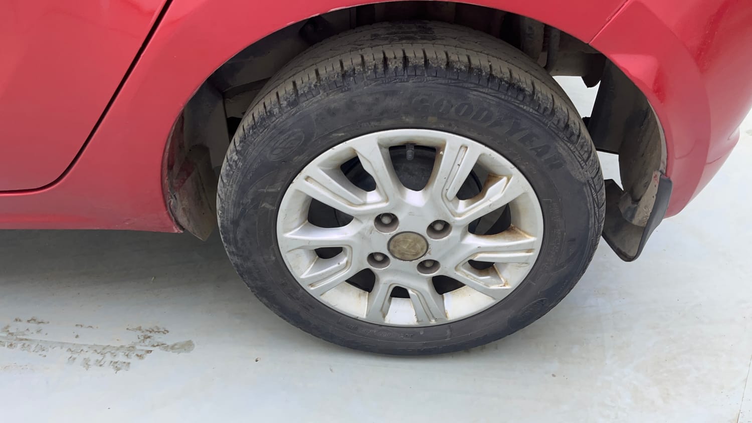 Used 2018 Tata Tiago Revotorq XZ Diesel Manual tyres LEFT REAR TYRE RIM VIEW