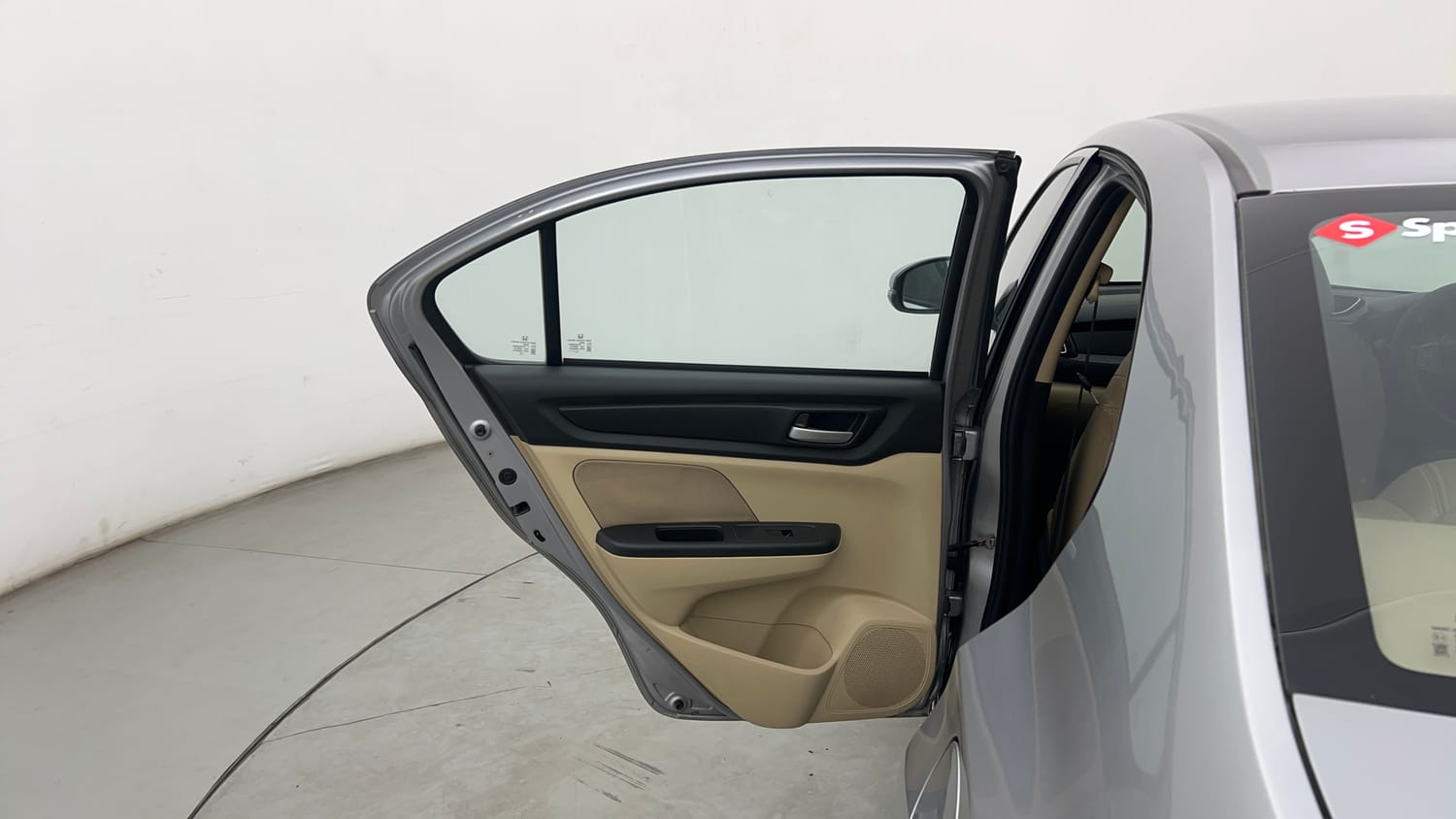 Used 2019 Honda Amaze 1.2 S CVT Petrol Petrol Automatic interior LEFT REAR DOOR OPEN VIEW