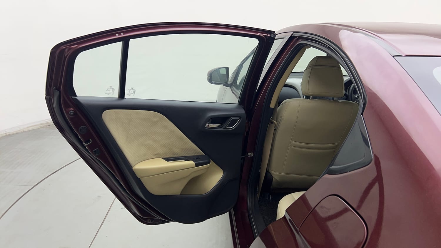 Used 2017 Honda City V Petrol Petrol Manual interior LEFT REAR DOOR OPEN VIEW
