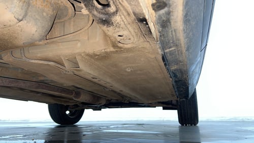 Used 2023 Nissan Magnite XE Petrol Manual extra REAR RIGHT UNDERBODY VIEW