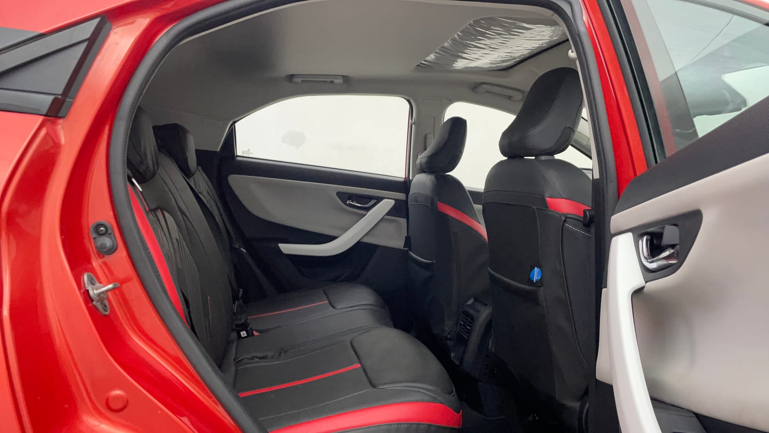 Used 2024 Tata Nexon Creative Plus S 1.2 Revotron Petrol 6AMT Petrol Automatic interior RIGHT SIDE REAR DOOR CABIN VIEW
