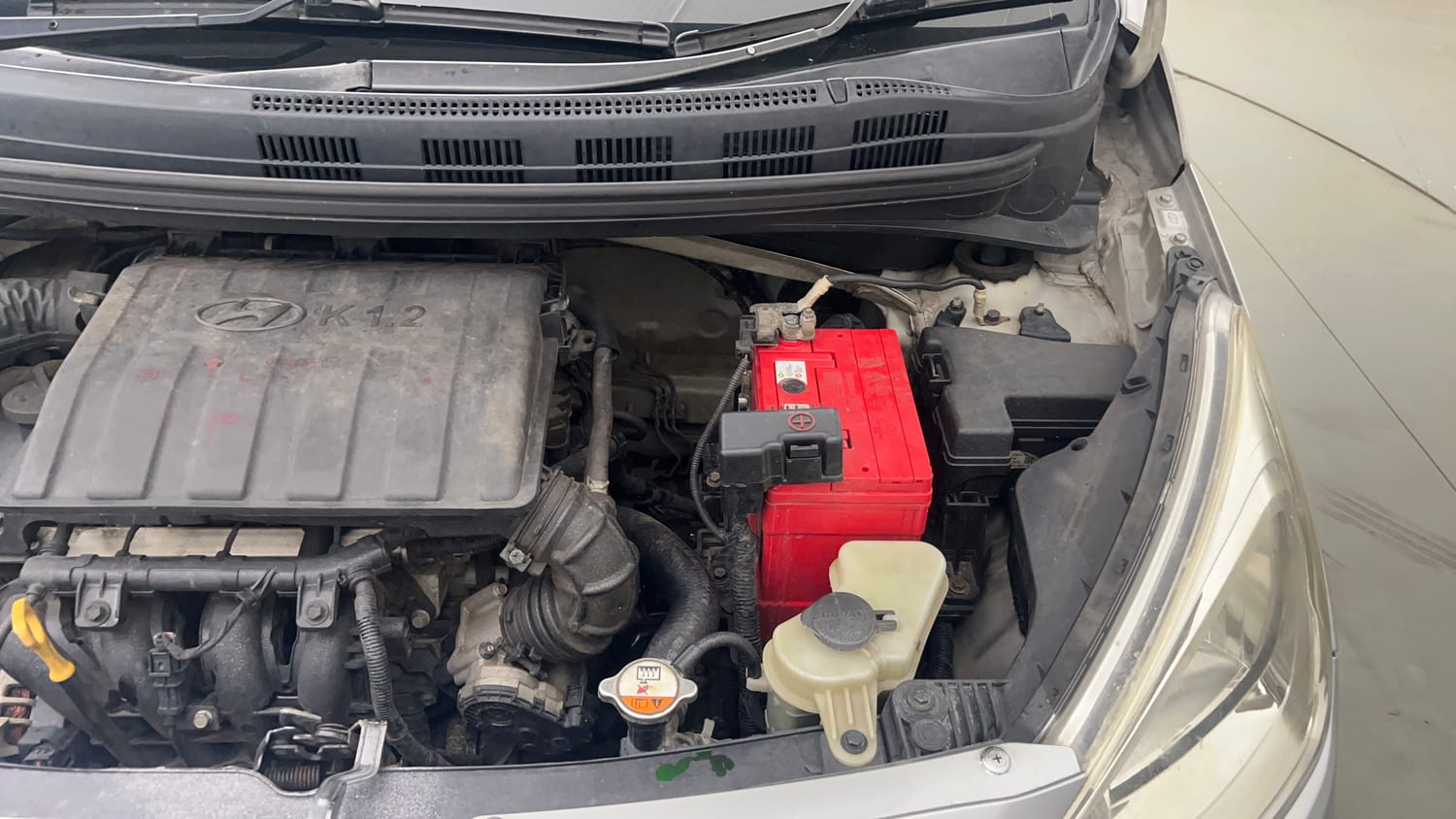 Used 2017 Hyundai Grand i10 Magna 1.2 Kappa VTVT Petrol Manual engine ENGINE LEFT SIDE VIEW