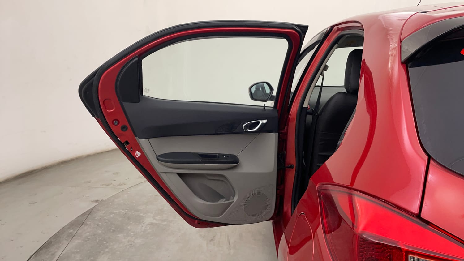 Used 2017 Tata Tiago Revotron XZA Petrol Automatic interior LEFT REAR DOOR OPEN VIEW