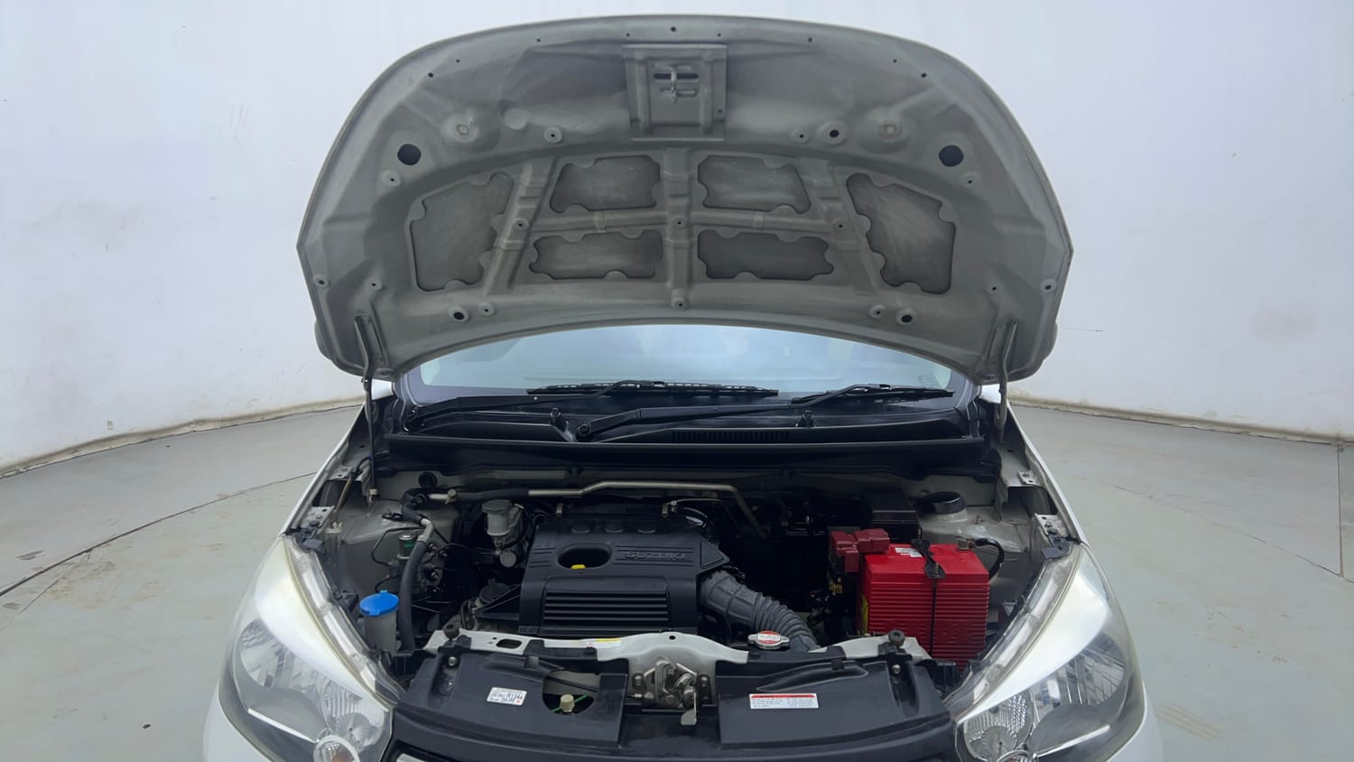 Used 2016 Maruti Suzuki Celerio VXi AMT Petrol Automatic engine ENGINE & BONNET OPEN FRONT VIEW