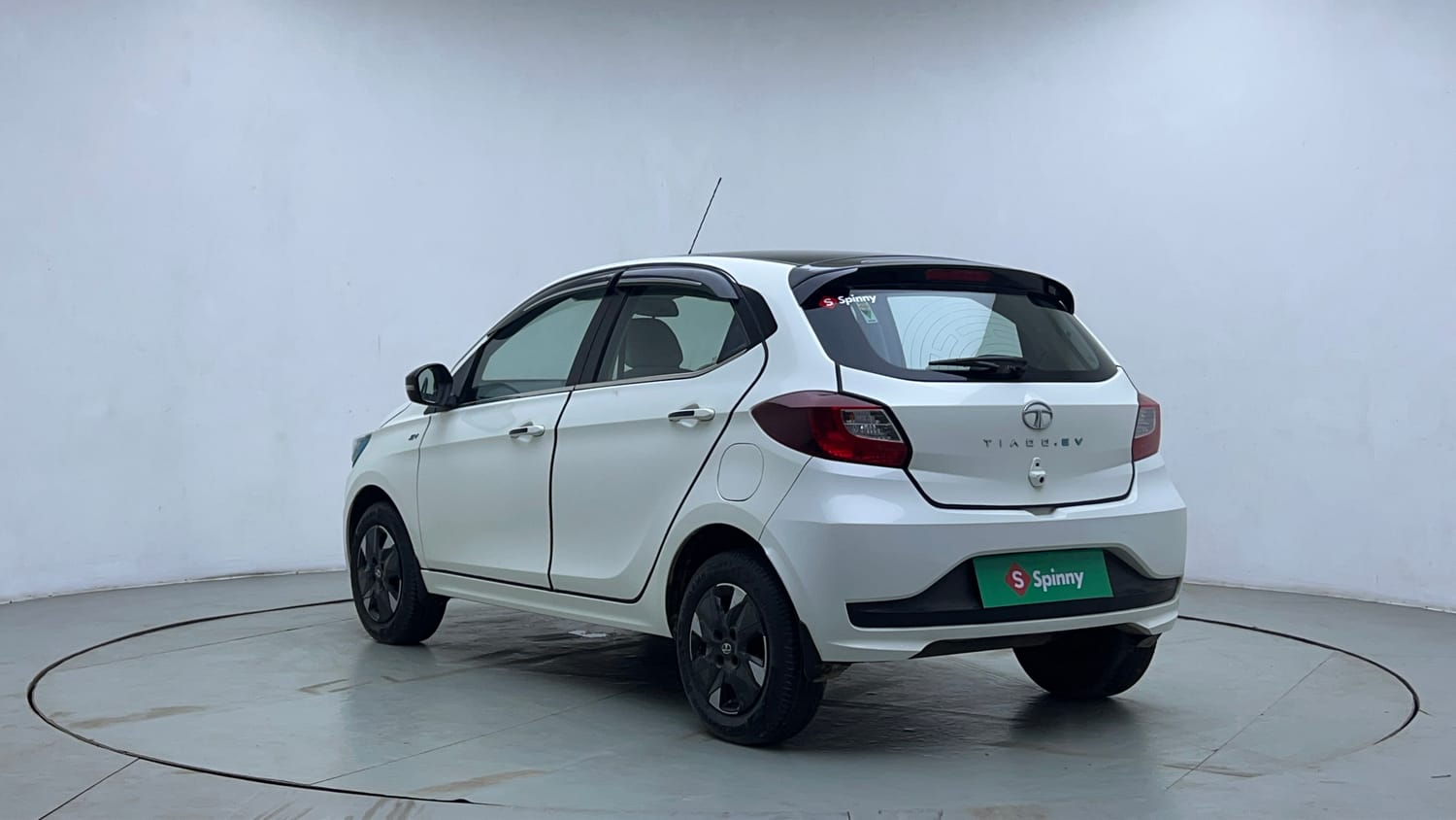 Used 2023 Tata Tiago EV XZ Plus Tech LUX Long Range Electric Automatic exterior LEFT REAR CORNER VIEW