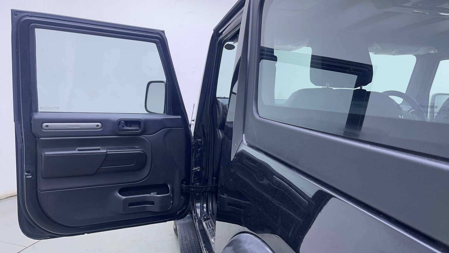 Used 2024 Mahindra Thar LX Hard Top Diesel MT 4WD Diesel Manual interior LEFT FRONT DOOR OPEN VIEW