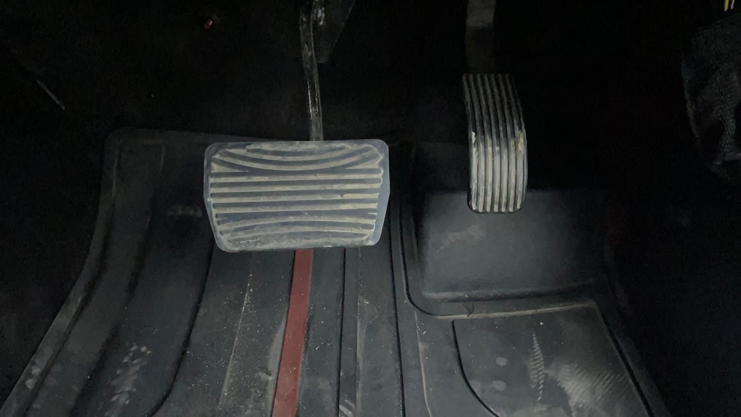 Used 2022 mahindra Thar LX Hard Top Petrol AT 4WD Petrol Automatic interior PEDALS VIEW