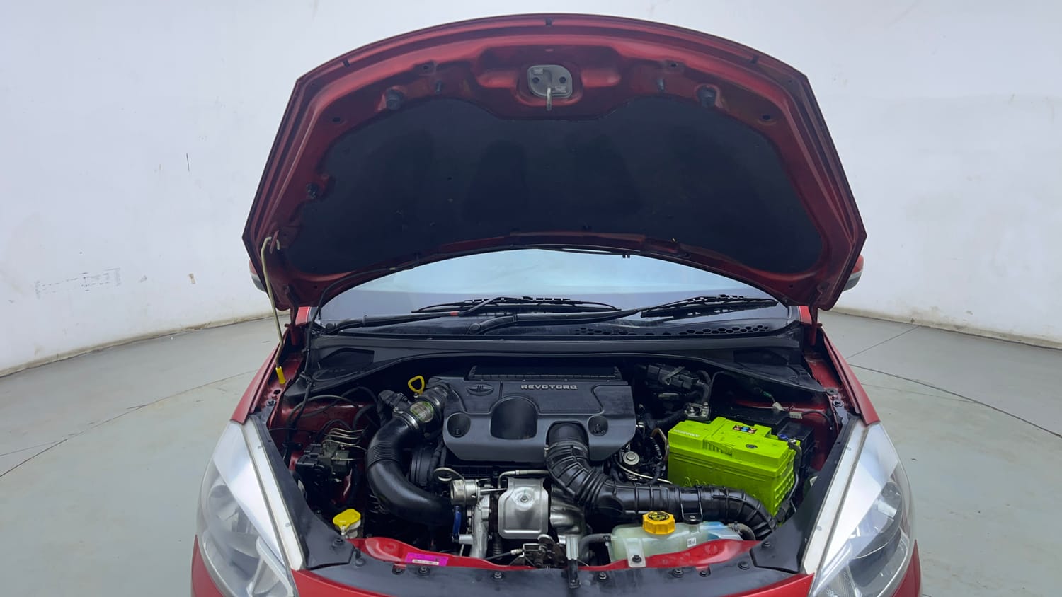 Used 2018 Tata Tiago Revotorq XZ Diesel Manual engine ENGINE & BONNET OPEN FRONT VIEW