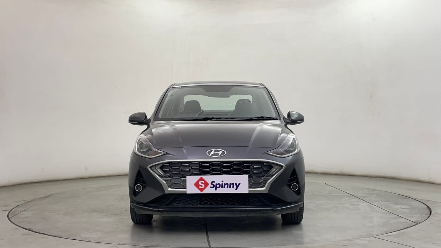 Used 2020 Hyundai Aura SX Plus 1.2 AMT Petrol Petrol Automatic exterior FRONT VIEW