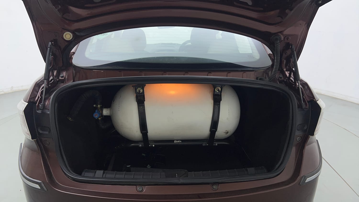 Used 2023 Tata Tigor XZ Plus CNG Leatherette Pack Cng Manual interior DICKY INSIDE VIEW