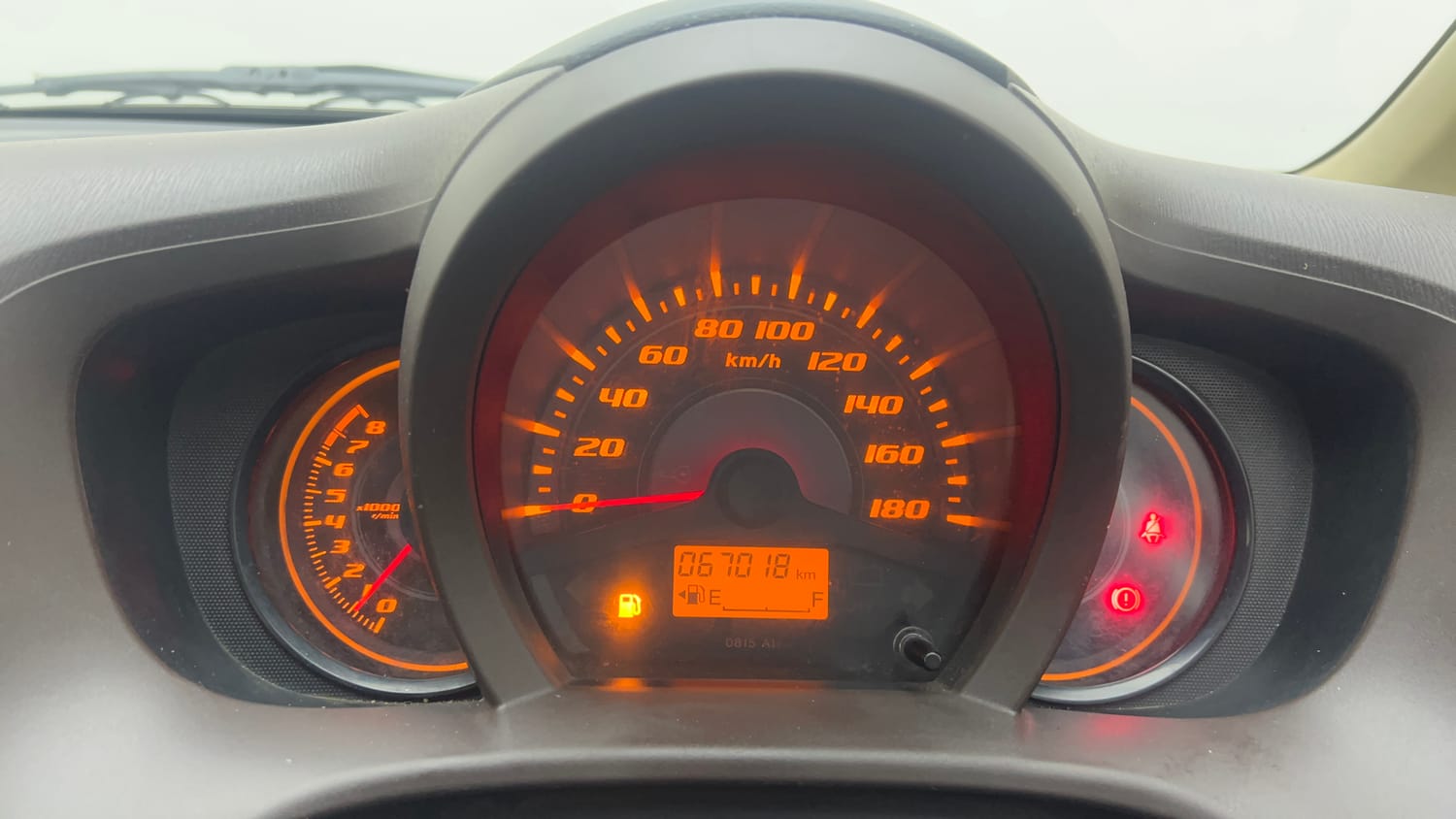 Used 2013 Honda Amaze 1.2 EX i-VTEC Petrol Manual interior CLUSTERMETER VIEW