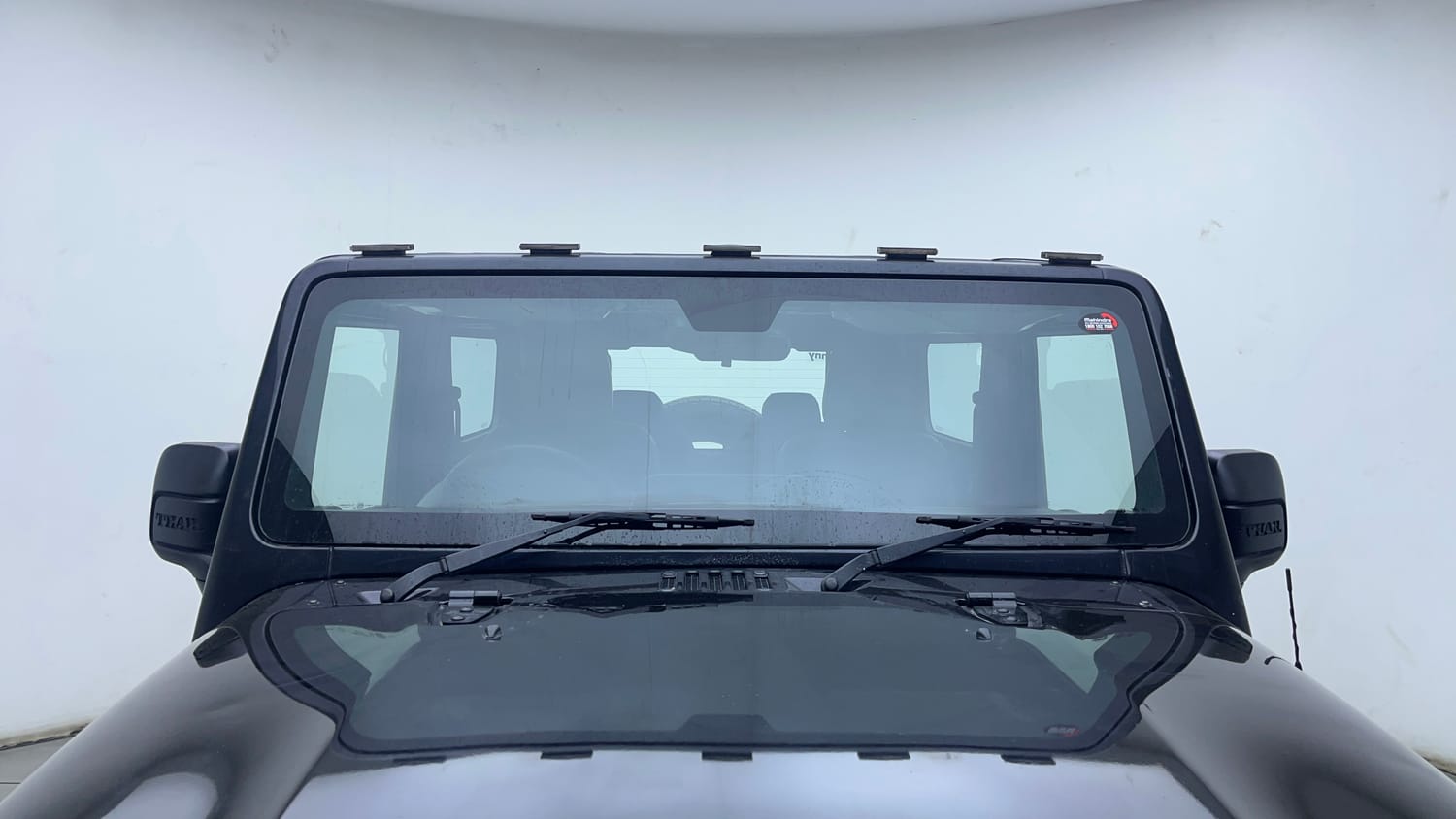 Used 2024 Mahindra Thar LX Hard Top Diesel MT 4WD Diesel Manual exterior FRONT WINDSHIELD VIEW
