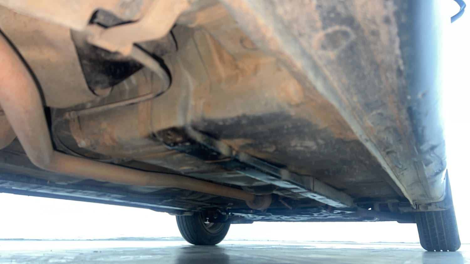 Used 2021 Hyundai Grand i10 Nios Sportz 1.2 Kappa VTVT CNG Cng Manual extra REAR RIGHT UNDERBODY VIEW