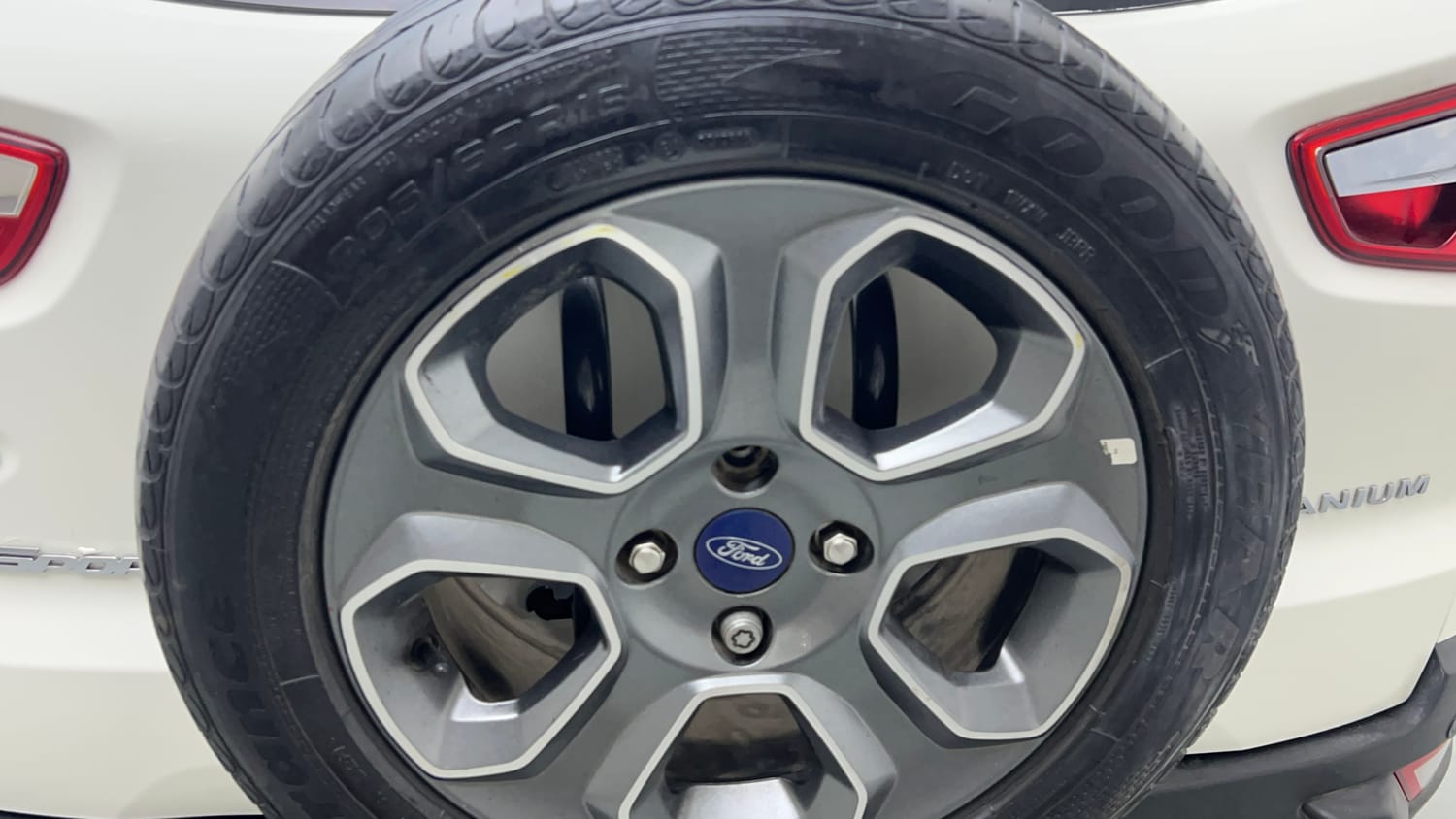 Used 2021 Ford EcoSport Titanium Plus 1.5L Ti-VCT AT Petrol Automatic tyres SPARE TYRE VIEW