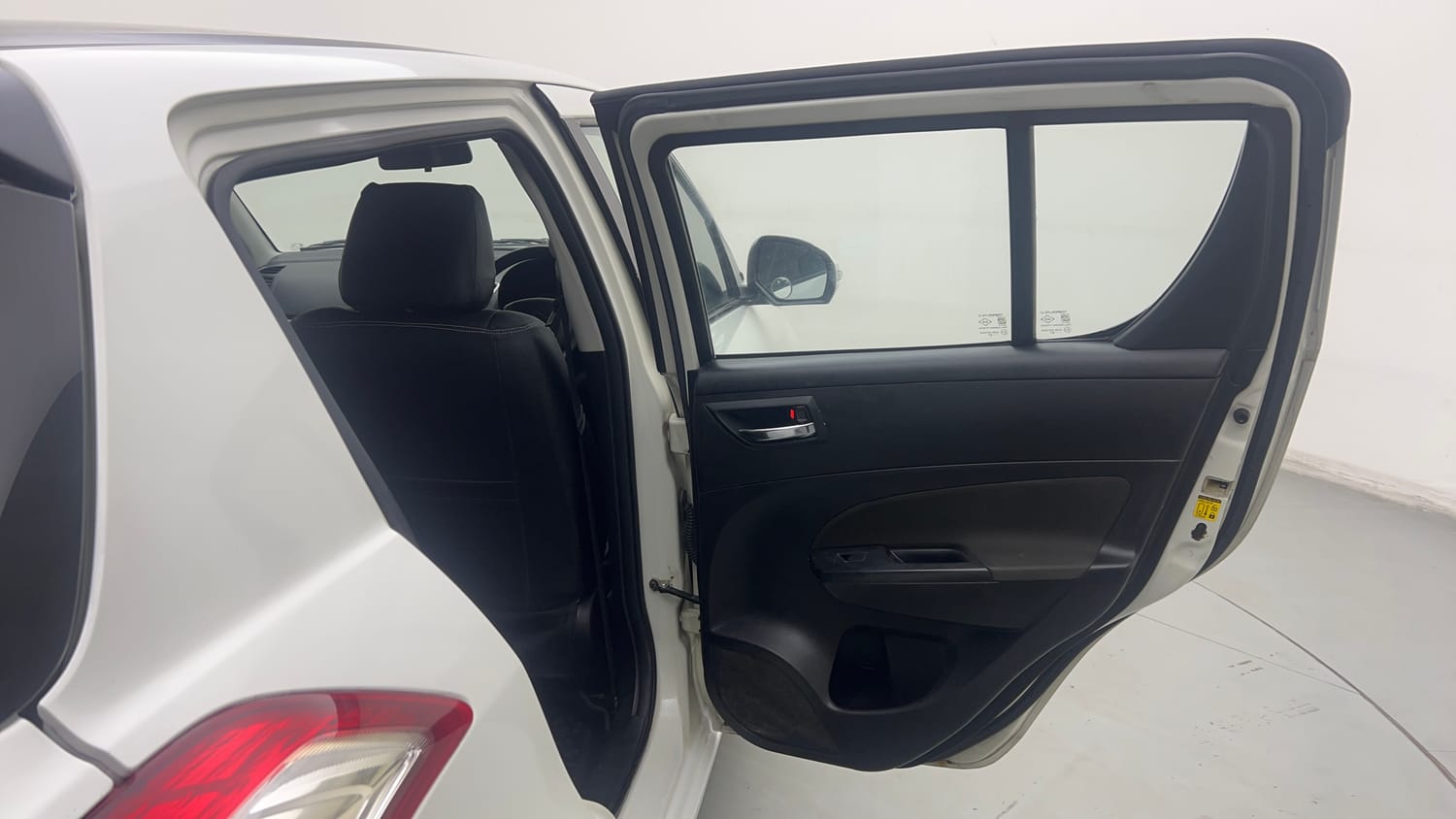 Used 2015 Maruti Suzuki Swift VXi Petrol Manual interior RIGHT REAR DOOR OPEN VIEW