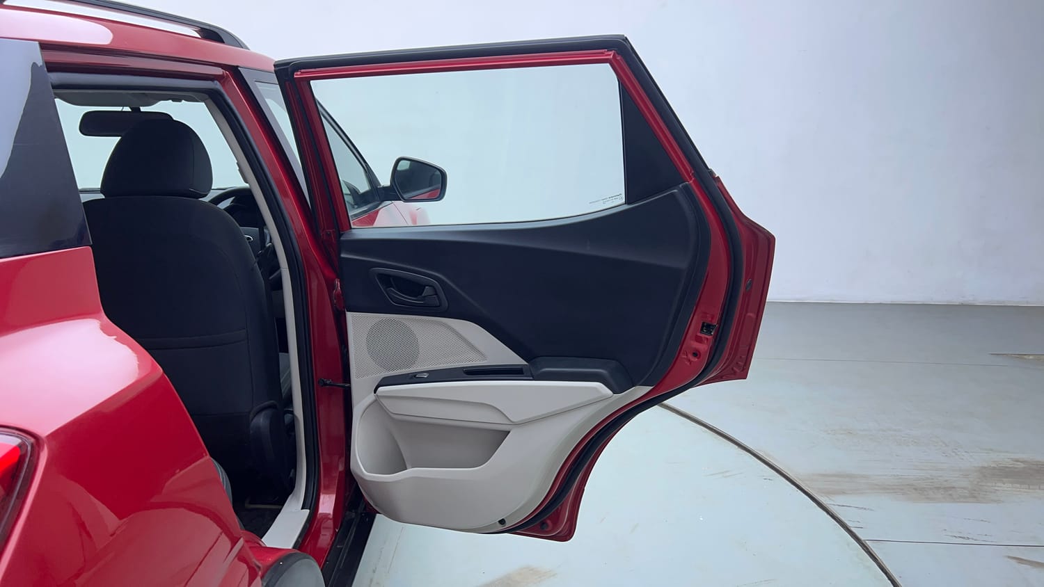 Used 2019 Mahindra XUV 300 1.2 W6 Petrol Manual interior RIGHT REAR DOOR OPEN VIEW
