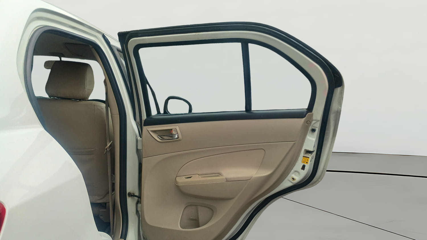 Used 2015 Maruti Suzuki Swift Dzire VXI Petrol Manual interior RIGHT REAR DOOR OPEN VIEW